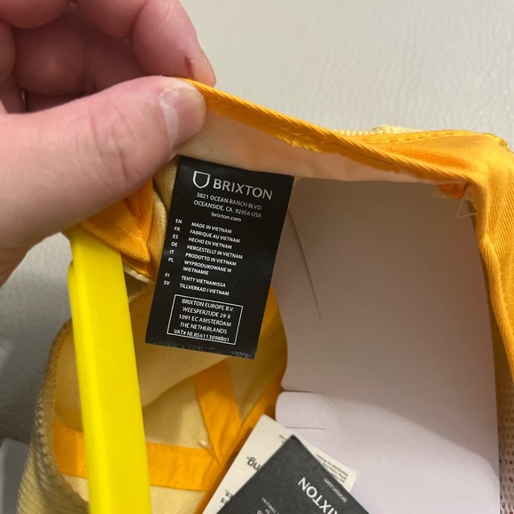 NWT - Brixton x Coca Cola Have a Good Day Unisex 5-Panel Corduroy Cap - Picture 7 of 8